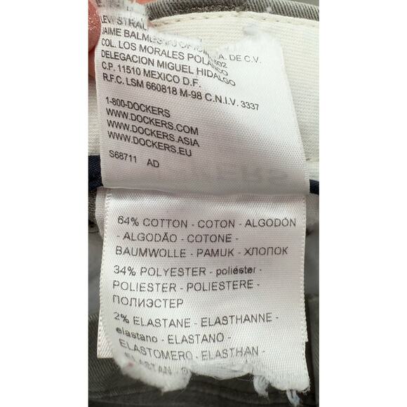 Dockers Men's Straight Fit Pants | Moss Gray | 34" X 30" Pre owned - Picture 5 of 7